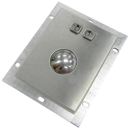 Metal Kiosk Mountable Optical Trackball Mouse USB KA-OPT-1001-U by DSI