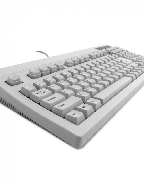 Solidtek Ivory PS/2 Slim Mini Portable Industrial Keyboard ACK700