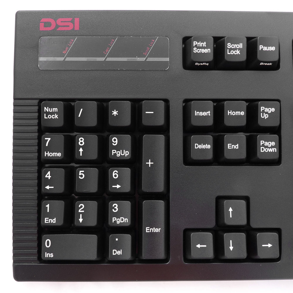 DSI Left Handed USB Keyboard with Cherry Mechanical RED Key Switches - New