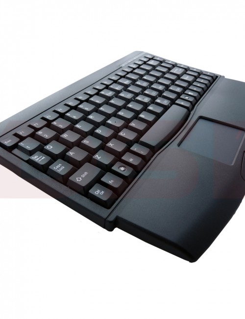 Solidtek Mini Black PS/2 Keyboard with Touchpad KB-ACK540PB