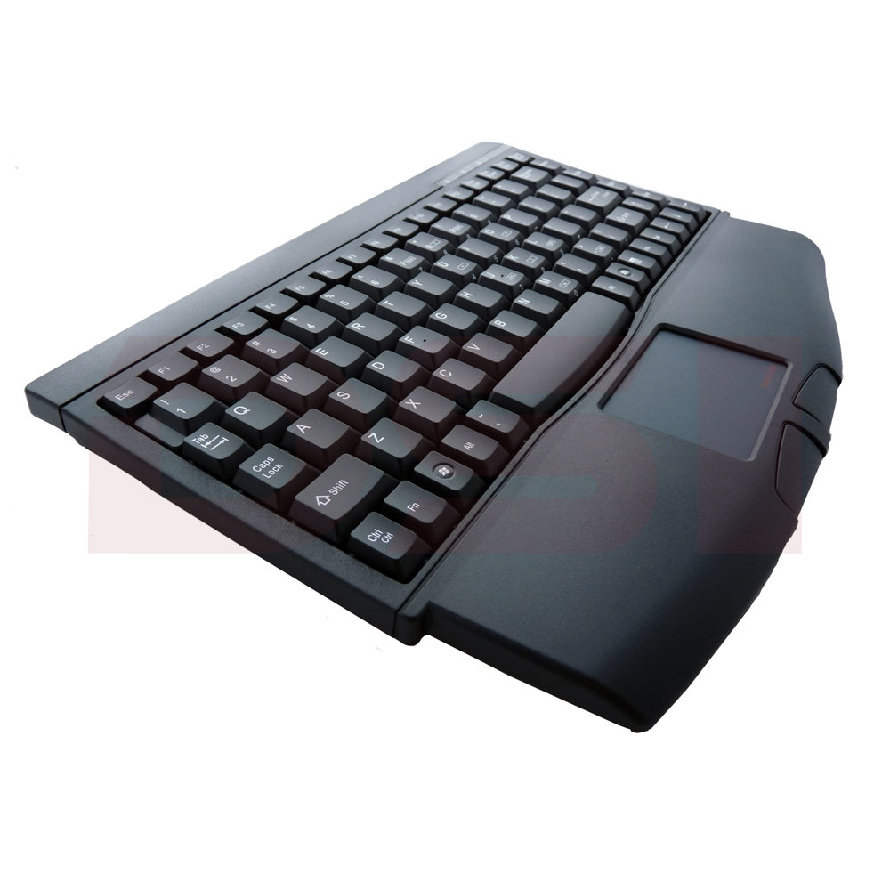 Solidtek Mini Black USB Keyboard with Touchpad KB-ACK540UB