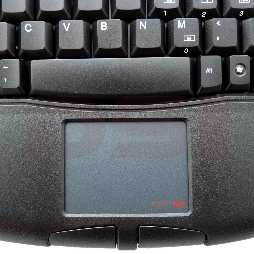 Solidtek Mini Black PS/2 Keyboard with Touchpad KB-ACK540PB