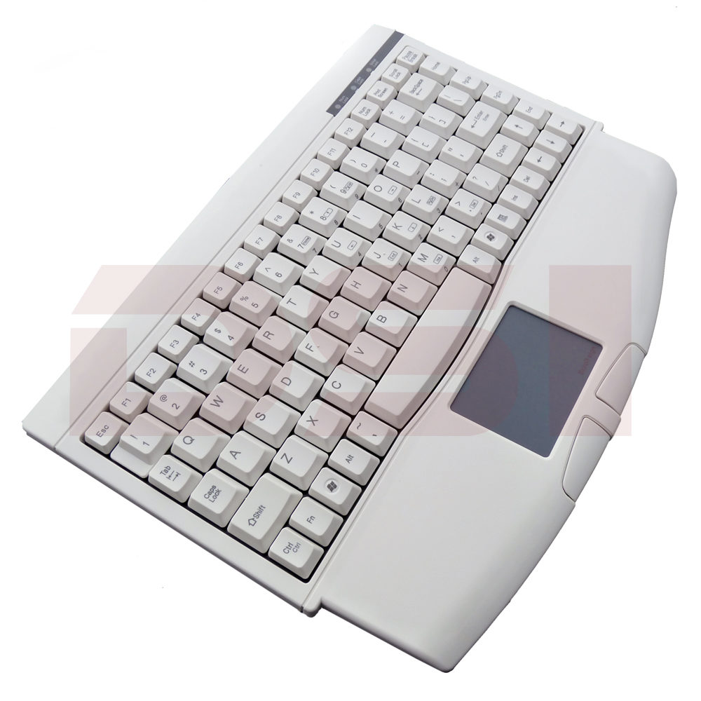 Solidtek Mini Ivory PS/2 Keyboard with Touchpad KB-ACK540