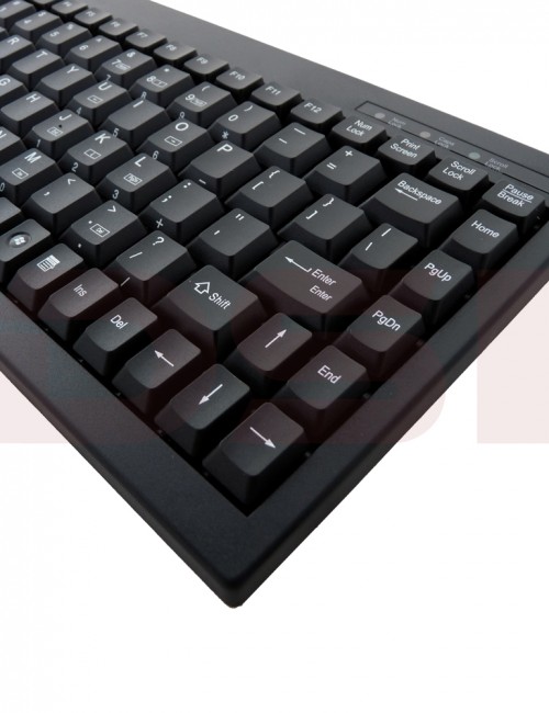 Solidtek Mini Membrane Black PS/2 Keyboard ACK-595B