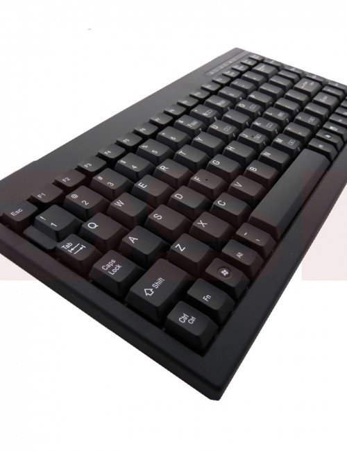 Solidtek Mini Membrane Black PS/2 Keyboard ACK-595B