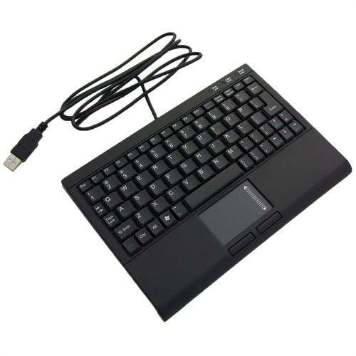 Solidtek Mini USB Keyboard with Touchpad KB-ASK3410UB