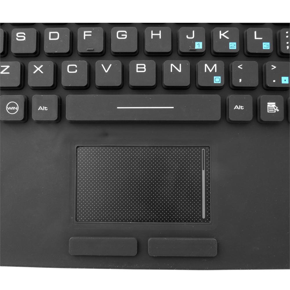 Silicone Industrial Waterproof Medical USB Keyboard Touchpad KB-IN86