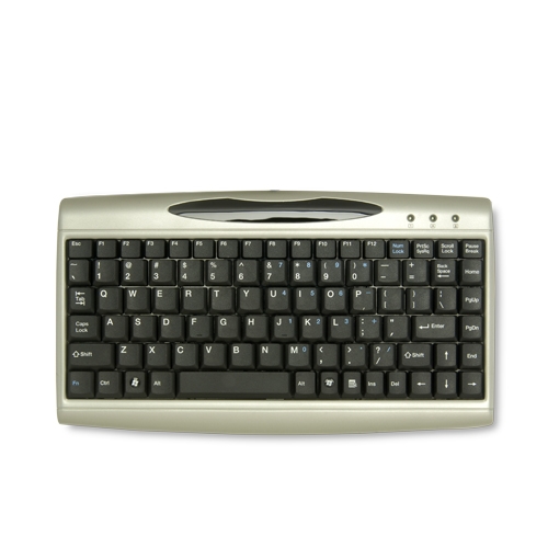 Solidtek Mini Compact Keyboard with 2 USB Ports ASK-3001H