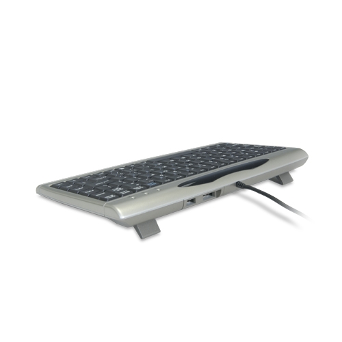 Solidtek Mini Compact Keyboard with 2 USB Ports ASK-3001H