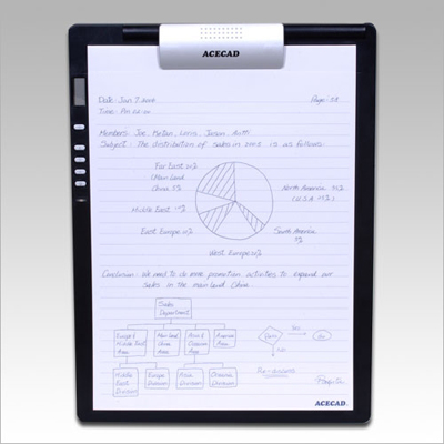 Solidtek Acecad DigiMemo L2 Digital Writing Notepad with ArioForm
