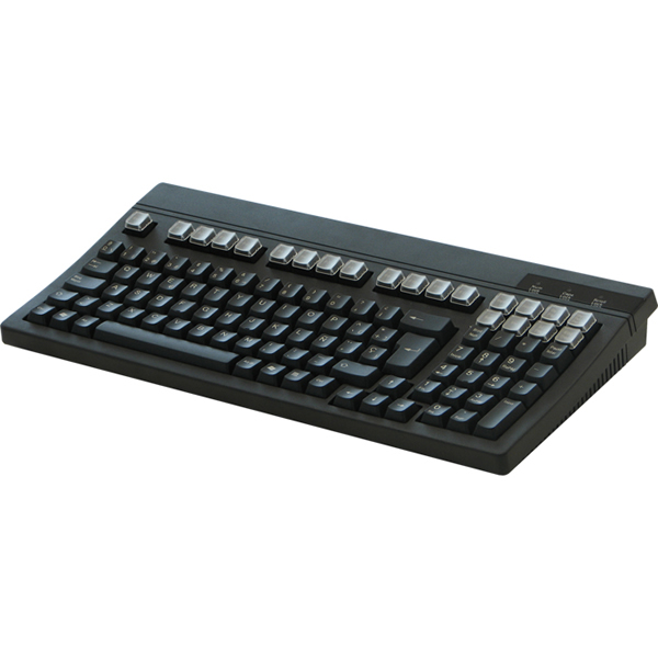 Solidtek Black PS/2 Industrial Slim Mini Portable Keyboard ACK700B