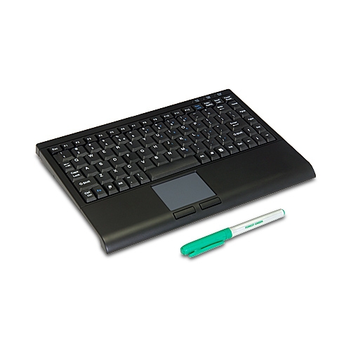 Solidtek Compact USB Keyboard with Touchpad KB-ASK3910UB