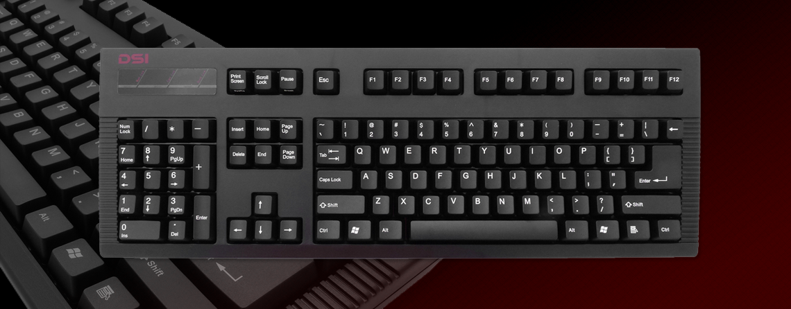 KB-DCK-LH104-V2 - Left Handed Keyboard