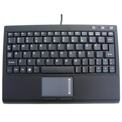Solidtek Mini USB Keyboard with Touchpad KB-ASK3410UB - DSI Computer